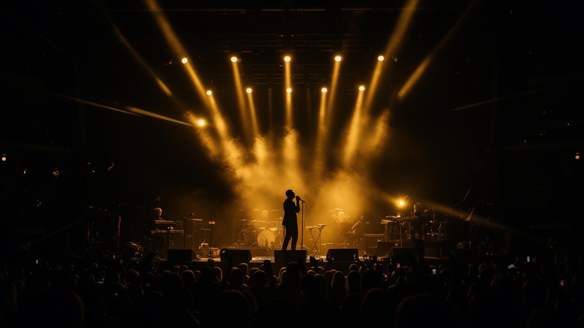Scène de concert MLD Events – artistes en performance live