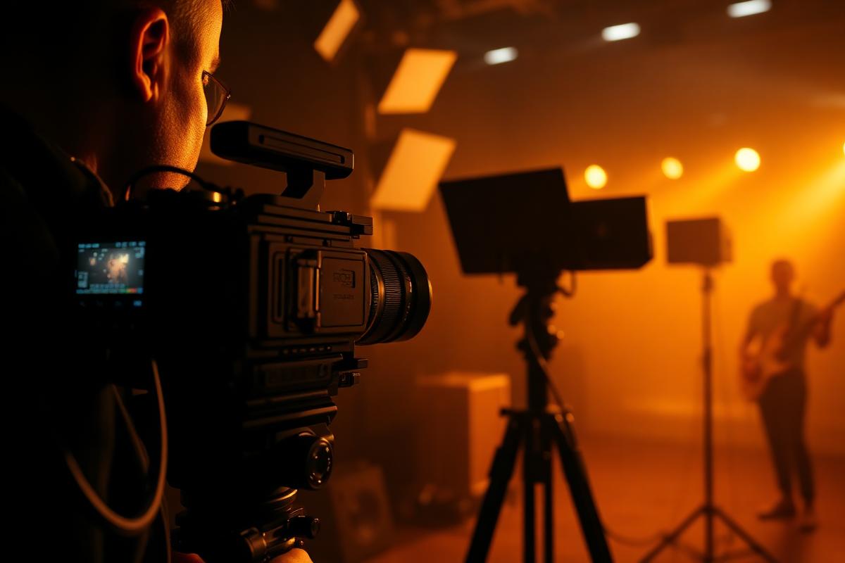 Production de clip musical par MLD Events – tournage cinématographique
